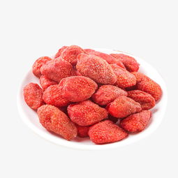 免费下载高清草莓果脯PNG素材 千库网优质图片资源推荐